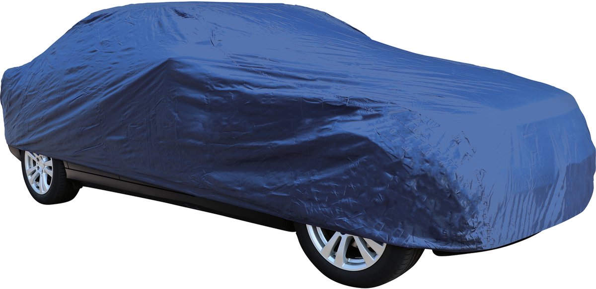 Housse de voiture Carpoint - polyester - excellente protection - contre les conditions météorologiques (extrêmes) - protection contre les rayons UV, la pluie, la neige, la poussière de sable - taille extra extra large - dimensions 524x191x122cm