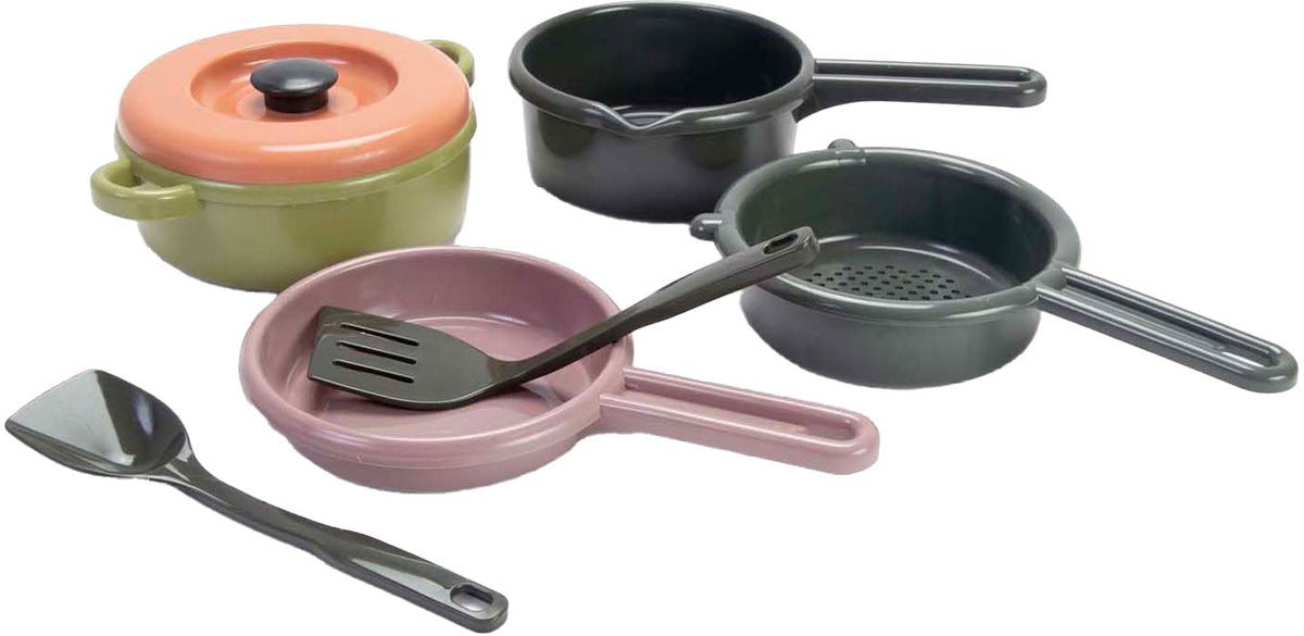 Set de poêles Dantoy, 7 pièces.