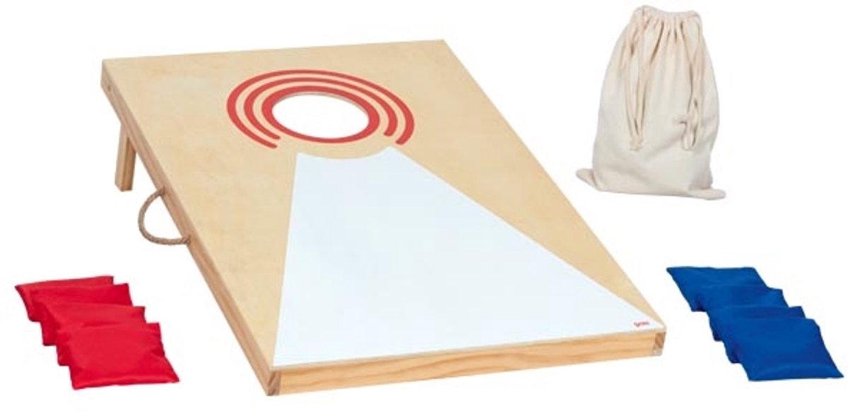 Jeu de lancer de cornhole en bois Goki