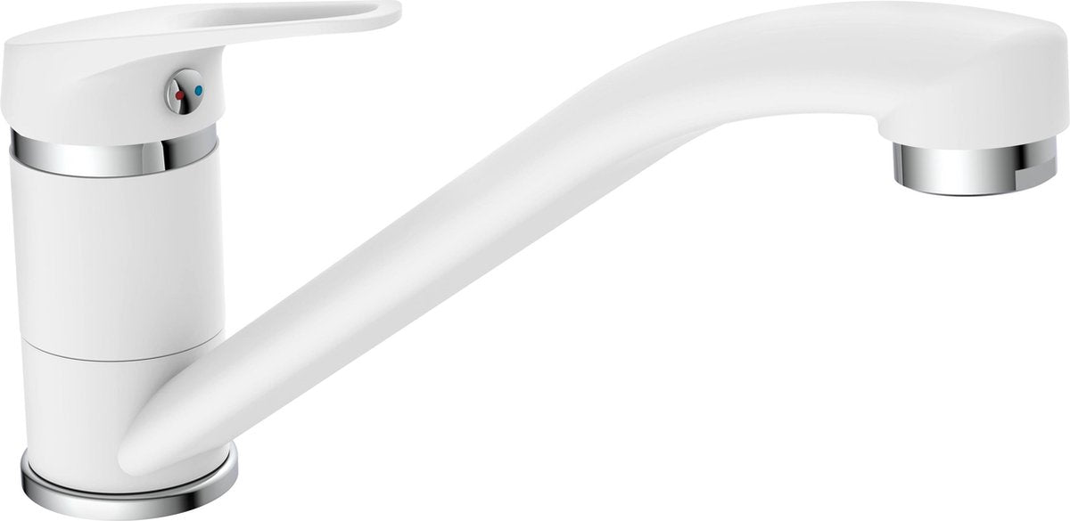 Eisl mitigeur de cuisine speed blanc-chrome