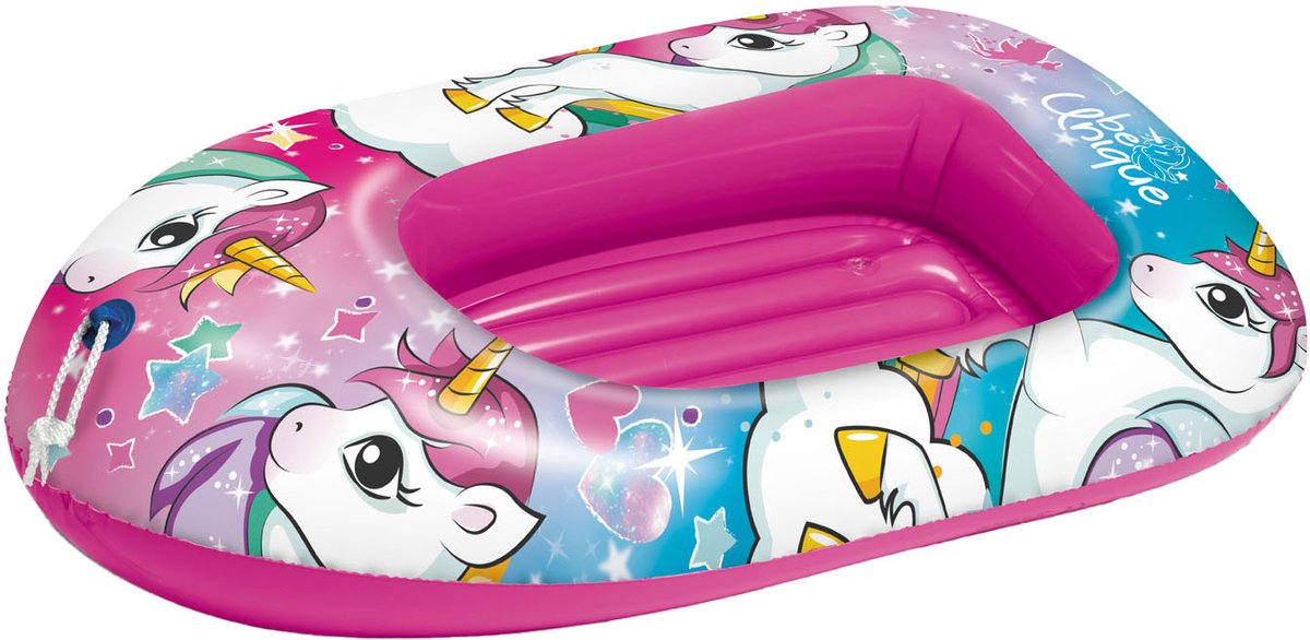Mondo bateau gonflable licorne - bateau licorne pour enfants 112 cm vinyle.