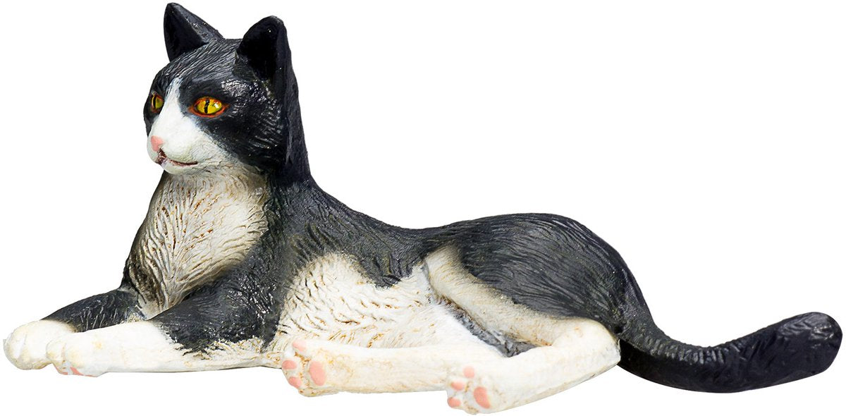 Mojo farmland chat couché noir et blanc - 387367