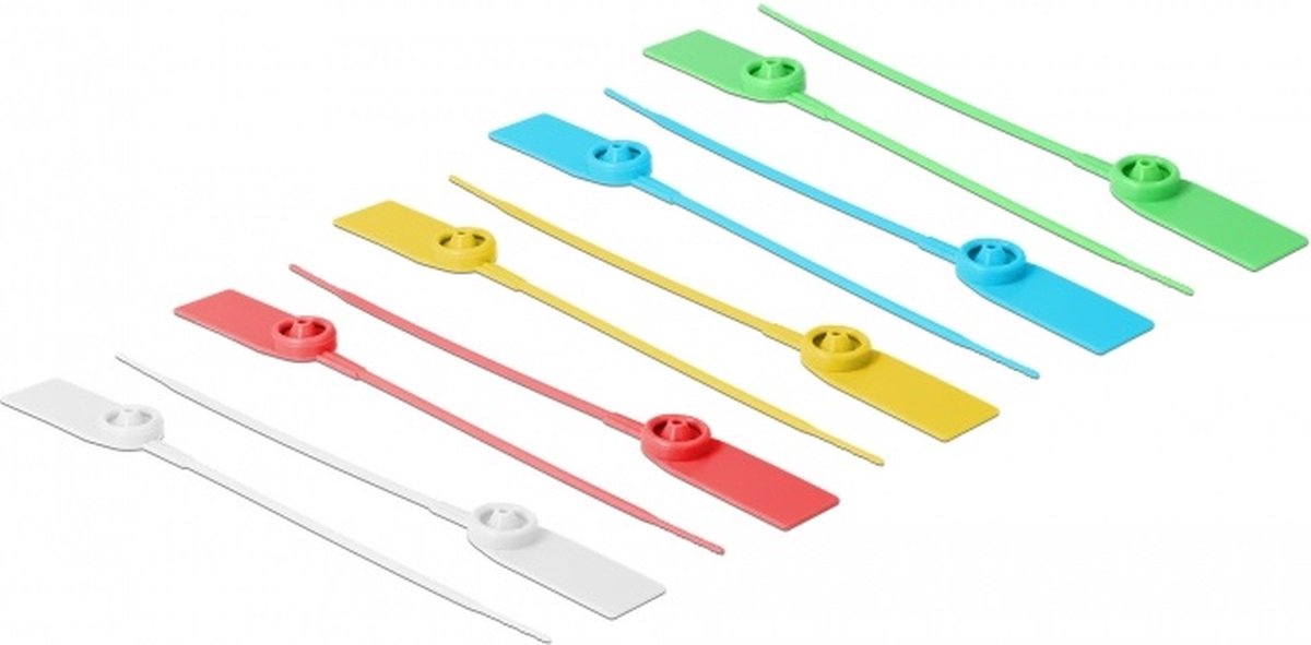Delock 18825 serre-câble serre-câble détachable plastique différentes couleurs 10 pièce(s)
