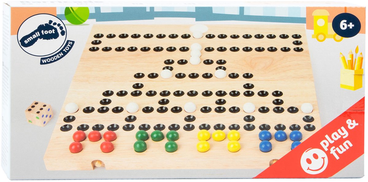 Small foot - jeu de dés barricade en bois