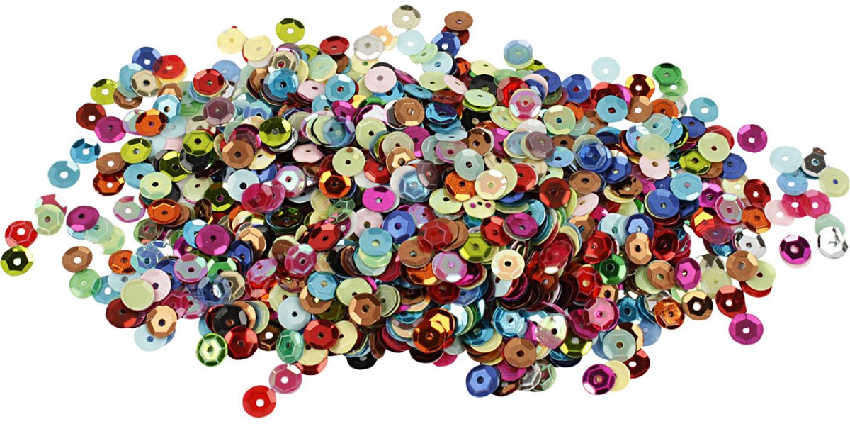 Société créative https: www.ccobby.nl sequins-round-size-6-mm-10-gr-1-doos