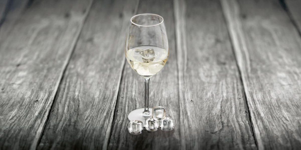 Moule à glaçons Point-virgule - pierres de cristal - lot de 6 pièces - avec sachet
