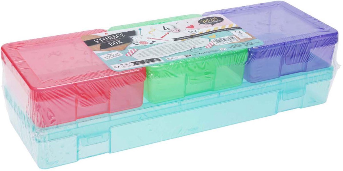 Ensemble de boîtes de rangement, 4 pièces.