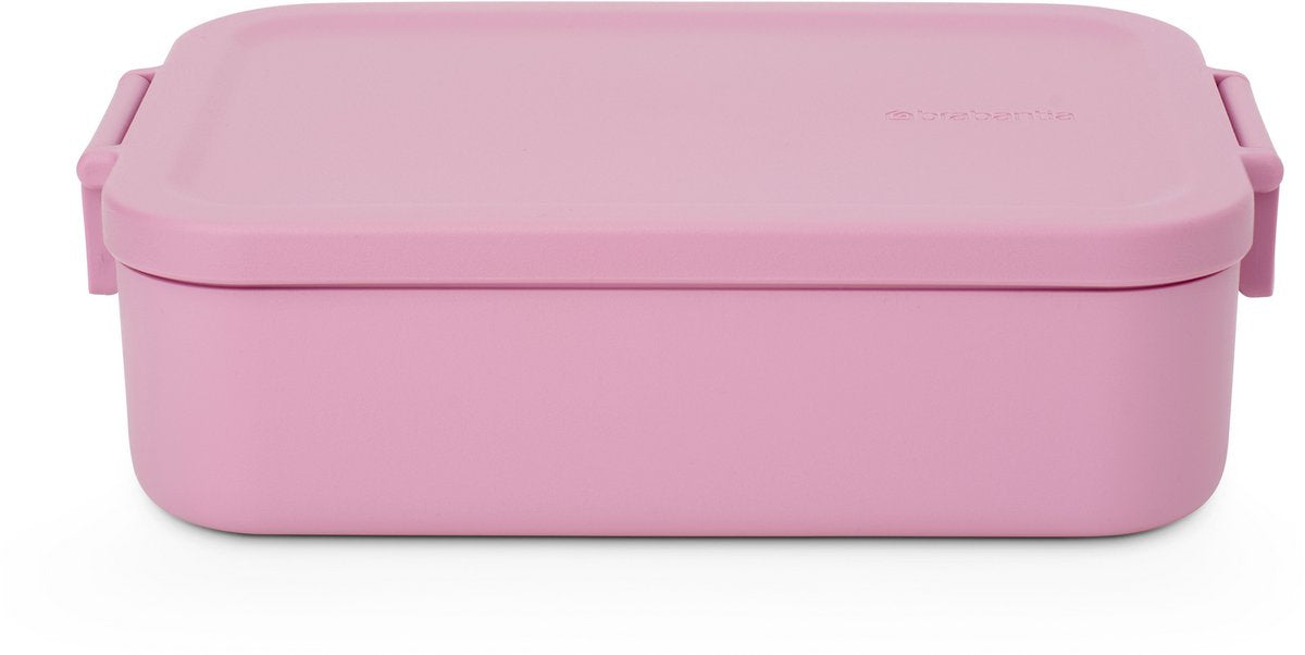 Brabantia make take lunch box boîte à pain - moyen - plastique - rose lilas