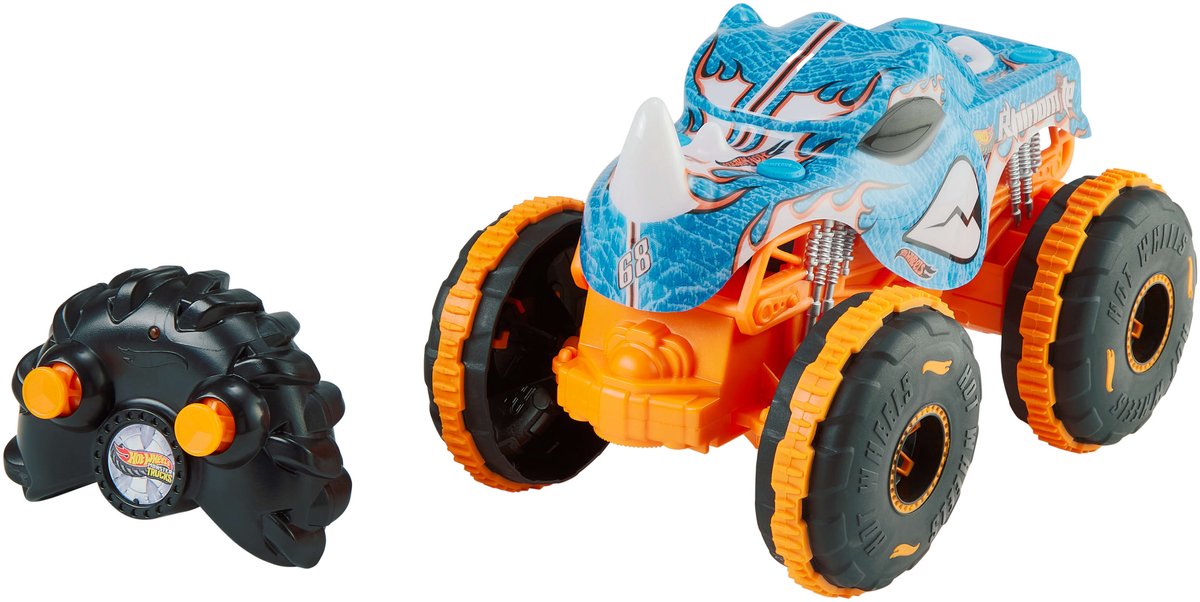 Hot Wheels Monster Trucks Rhinotime - échelle 1:24 - véhicule radiocommandé