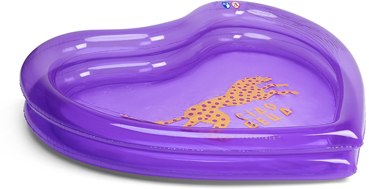 Cœur sauvage | piscine violette 150 cm