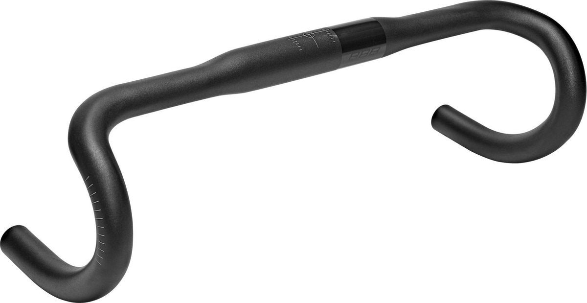 Bbb cycling fietsstuur racefiets stuur - ergonomisch lichtgewicht fietsstuur - aluminium - ø31,8mm - stuurbreedte 380mm - racer bhb-35