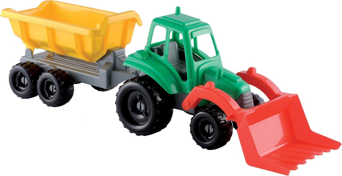 Tracteur Ecoiffier avec remorque