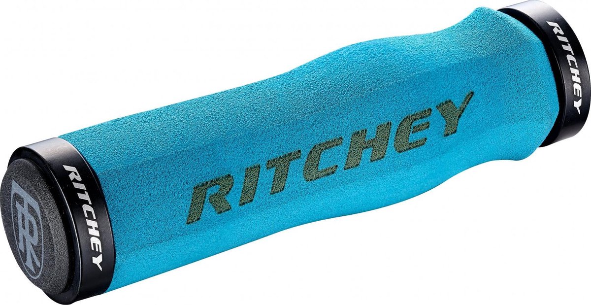 Ritchey WCS Ergo True Grip, poignées verrouillables, bleu turquoise