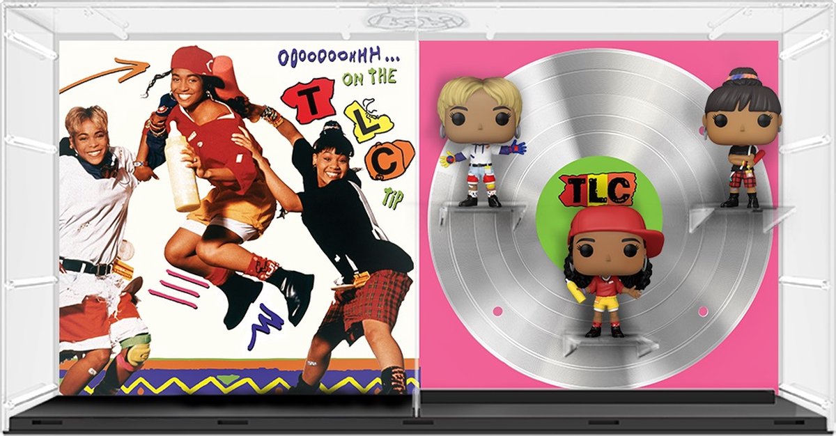 Funko-pop ! rocks : couverture de l'album tlc t-boz chili left eye ''oooooooohhh... sur la pointe tlc''