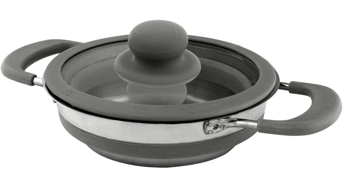 Eurotrail pan met deksel small - grey