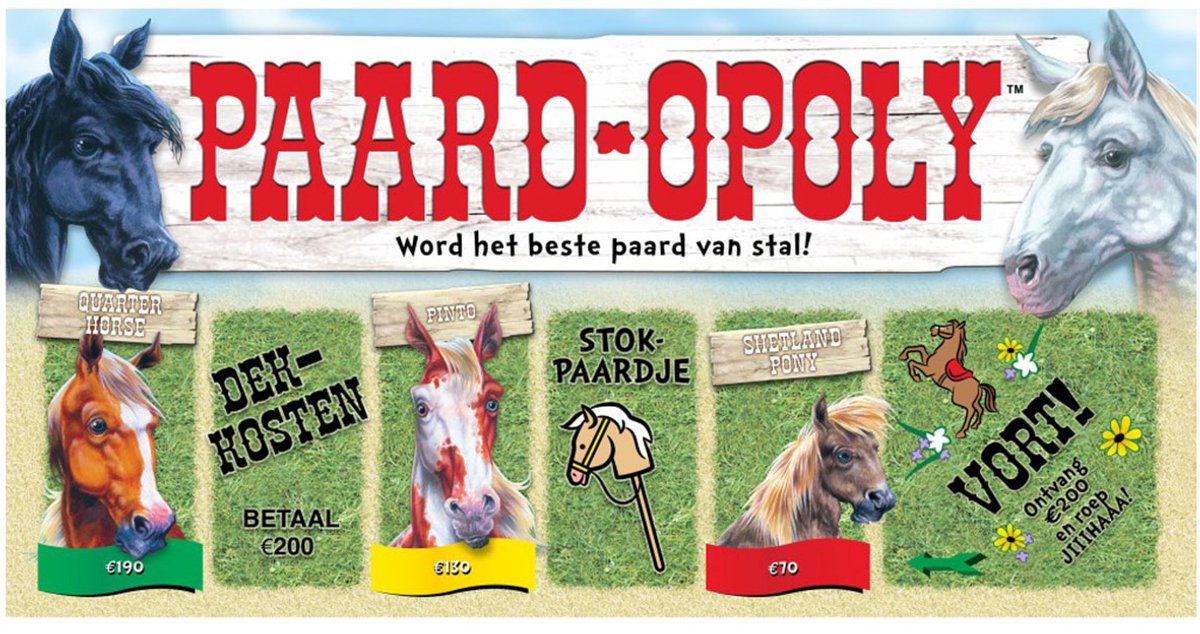 Cheval Opoly - jeu de société