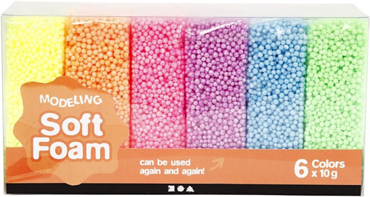 Société créative https: www.ccobby.nl soft-foam-neon-colors-6x10-gr-1-doos