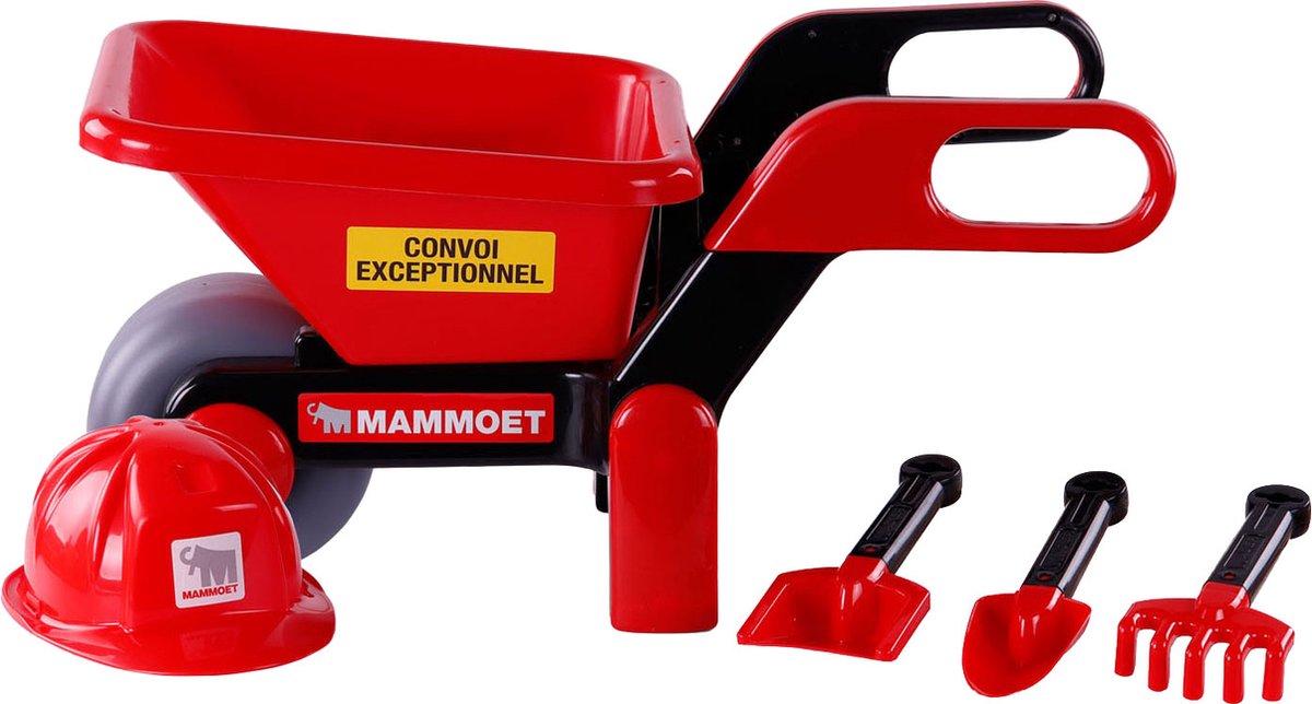 Cavallino Mammoet Whelbarrow avec casque et outils, 5LDG.