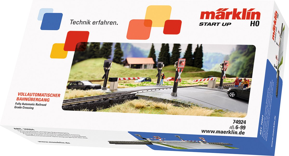 Démarrage Märklin - passage à niveau entièrement automatique