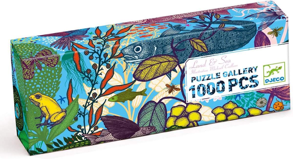 Djeco - puzzle - terre et mer - 1000 pièces