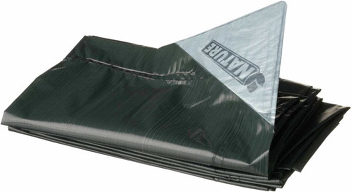 Nature Couvre en bois voile 1,5x6 m pe vert