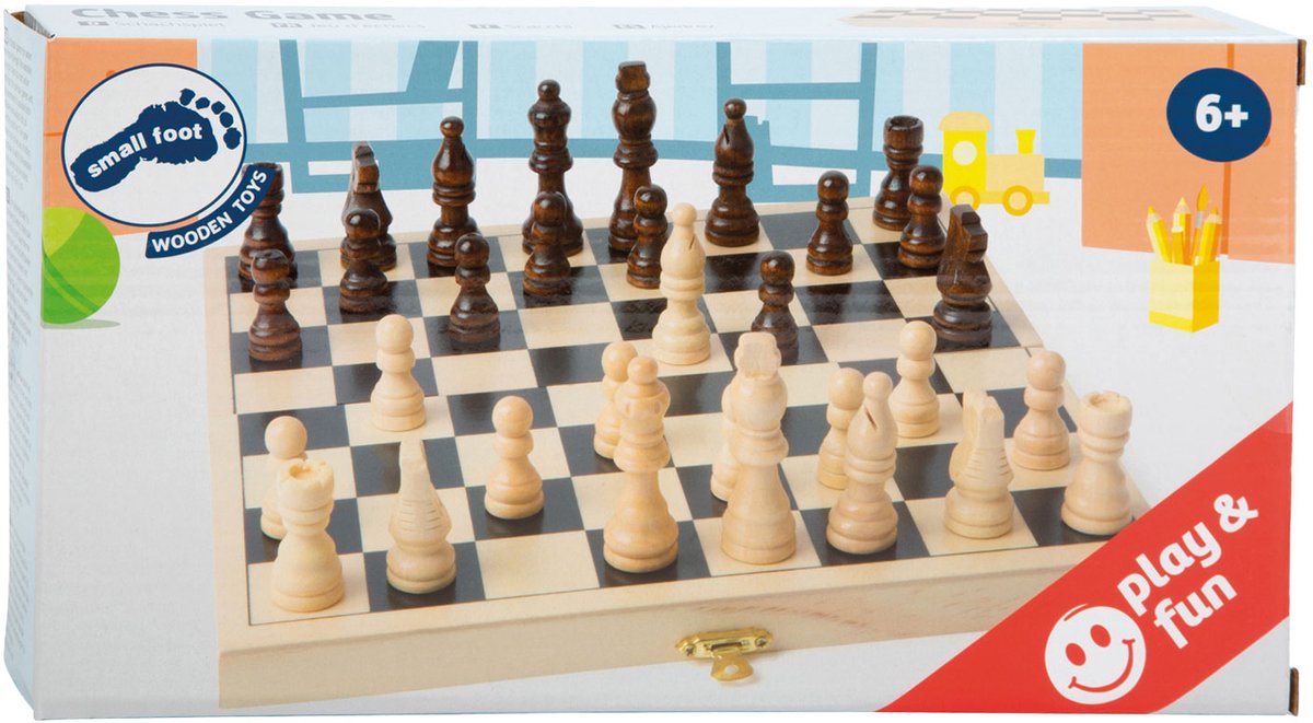Small foot - jeu d'échecs en bois