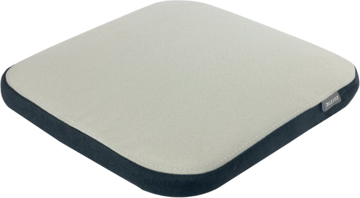 Coussin à bascule Leitz ergo actif avec housse en tissu - ergonomique - avec pompe à air - gris clair