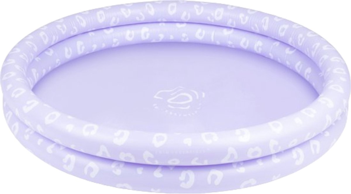 Essentiels de natation - piscine - ø100 cm - lilas - imprimé léopard - enfant