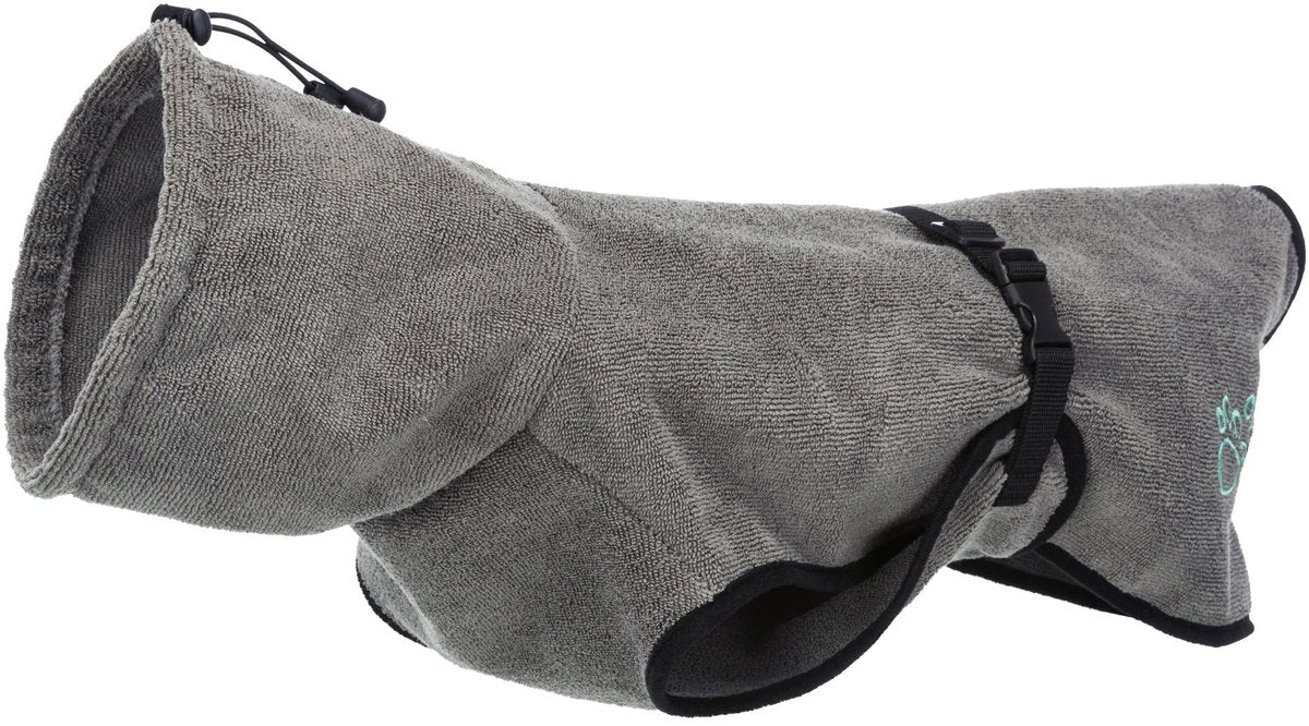 Trixie peignoir chien éponge gris