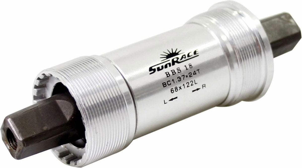 Sunrace Bother Bracket 68 122 mm en aluminium BBS18-122
