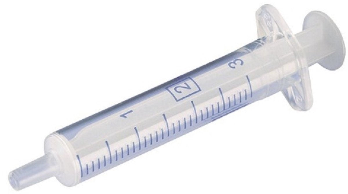 Seringue ww sans marque sans marque 2 ml luer-lock 2 pièces 100 pièces