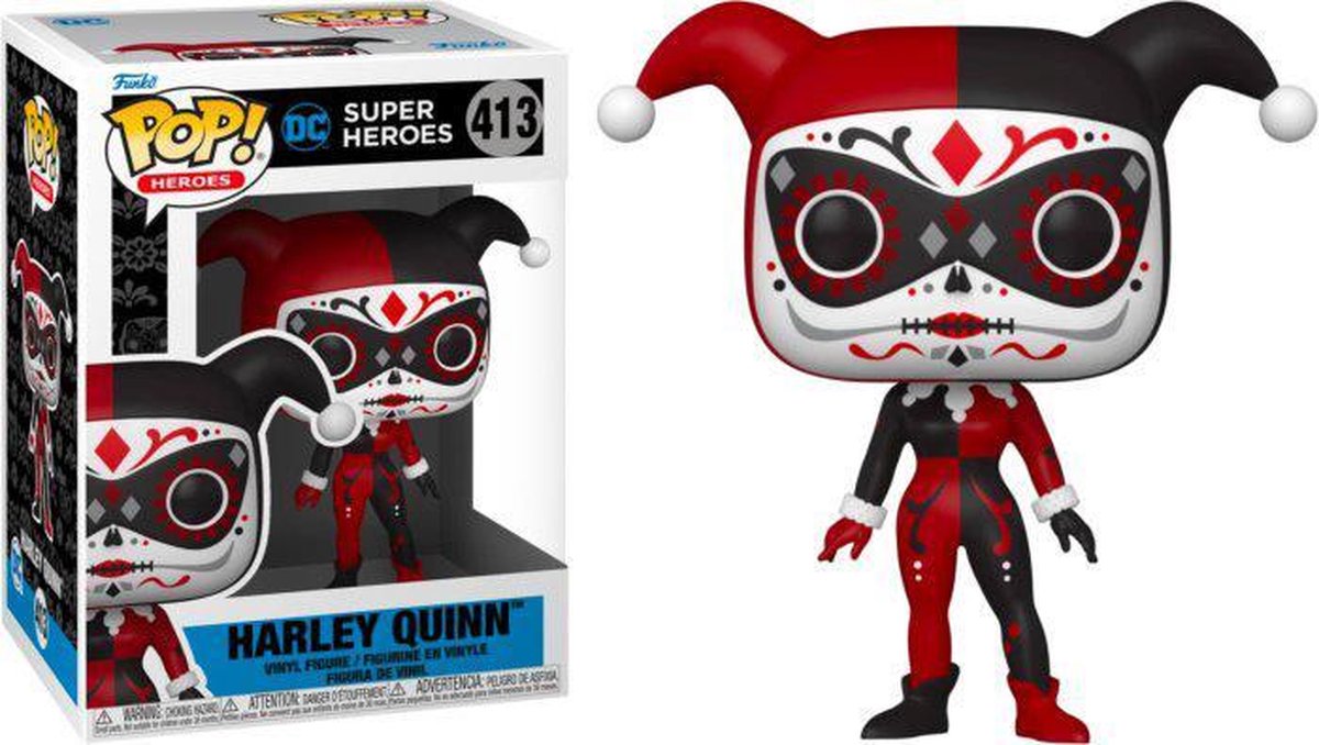 Funko-pop ! héros : dc super heros - harley quinn dia de los muertos