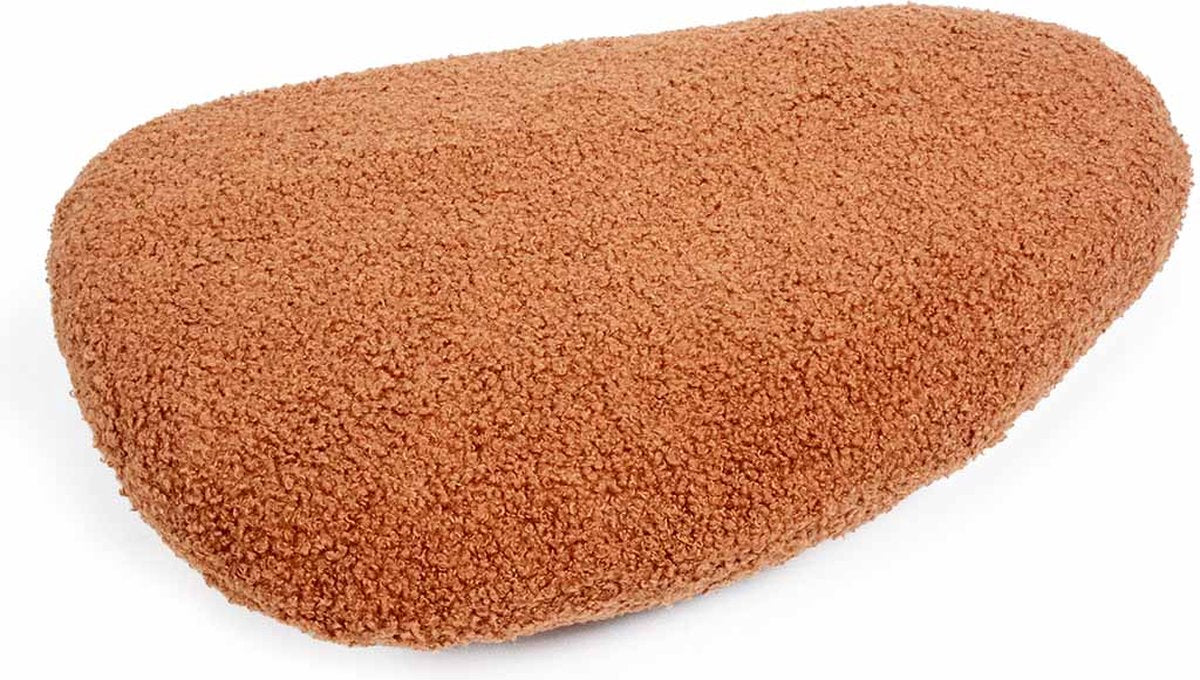 D d home galet - coussin pour chien 39x26x7,5cm orange