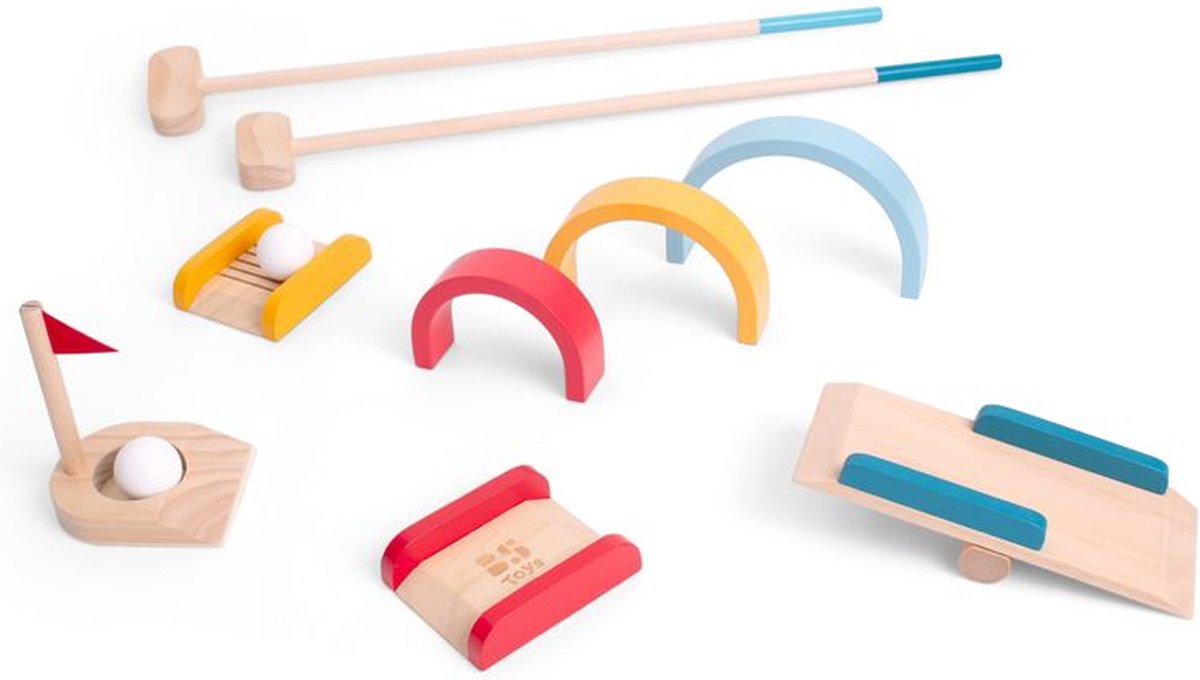 Ensemble de golf en bois Bs Toys