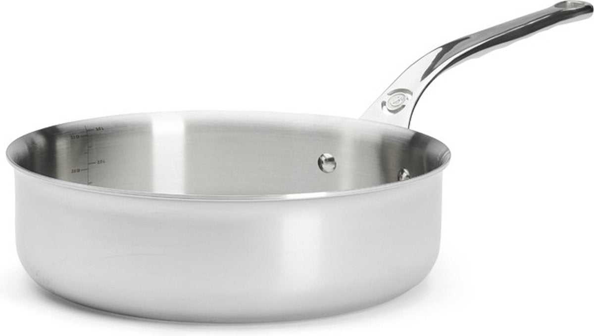 Affinité Debuyer de Buyer - sauteuse - inox - bord droit - 24 cm - sans pfas