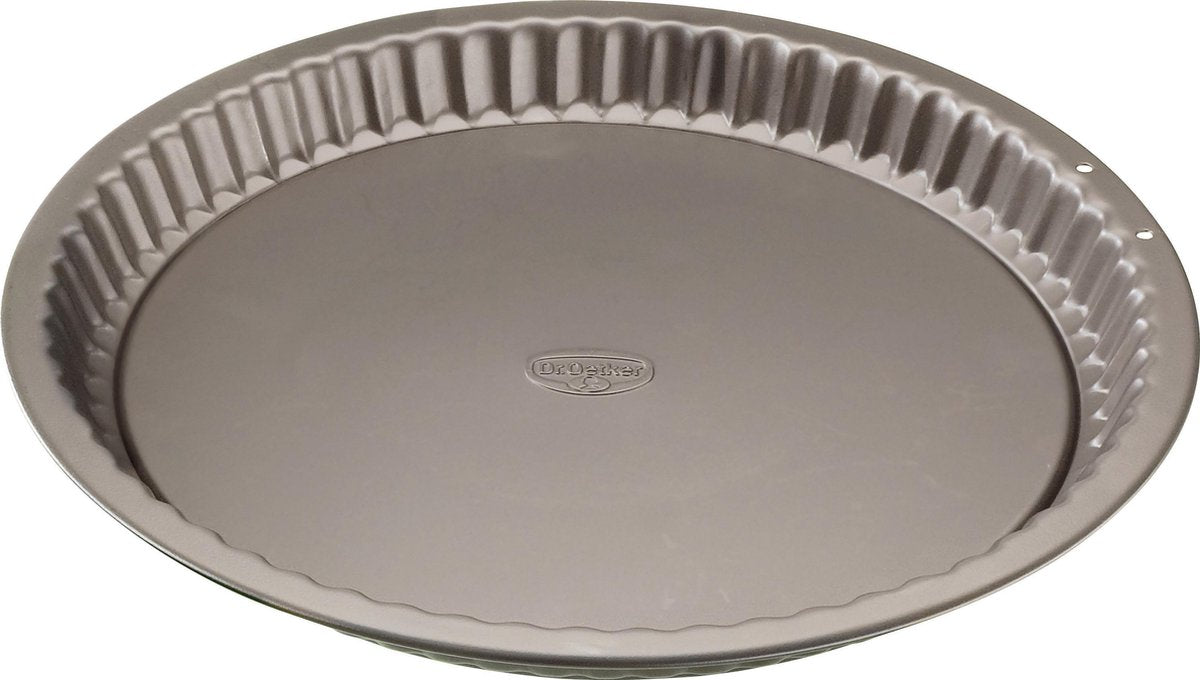 Dr. oetker moule à gâteau dentelé 'tradition' - sans cuisson - avec fond amovible - 28cm