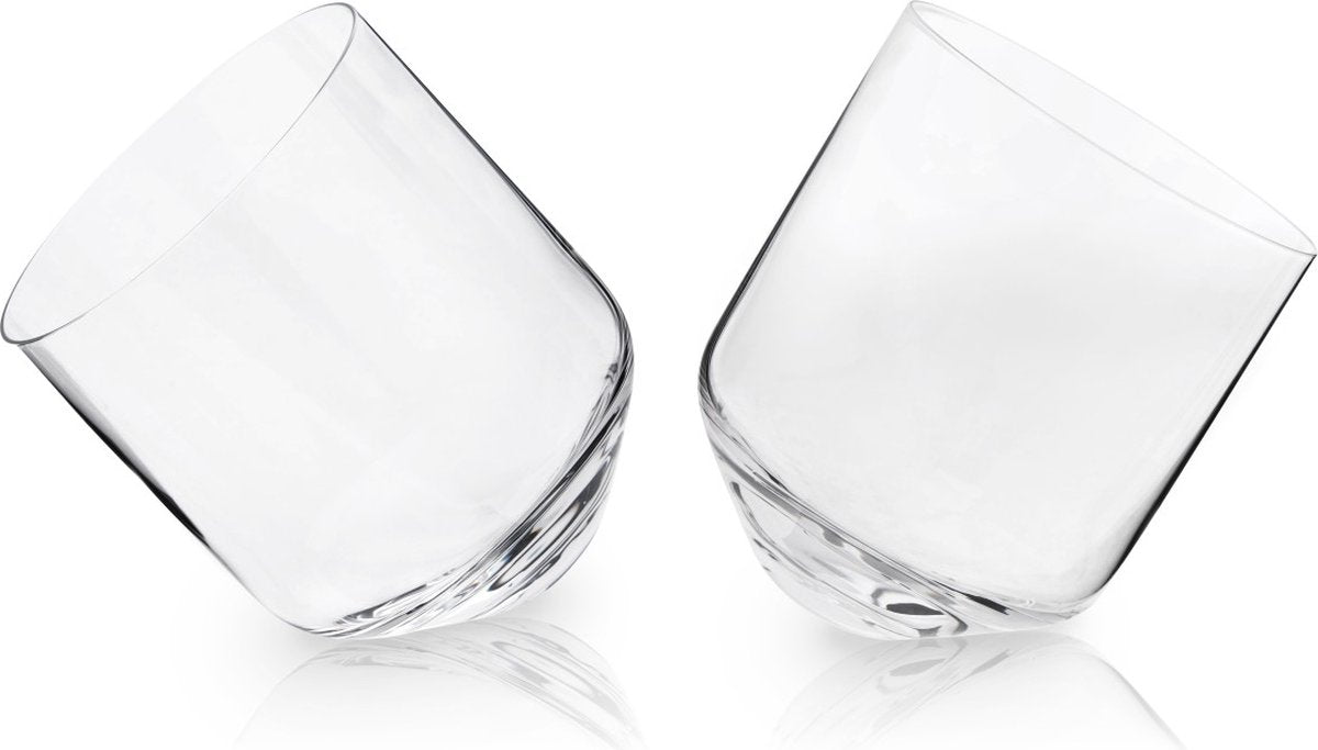 Verre à whisky roulant Viski - cristal - 354ml - 2 pièces
