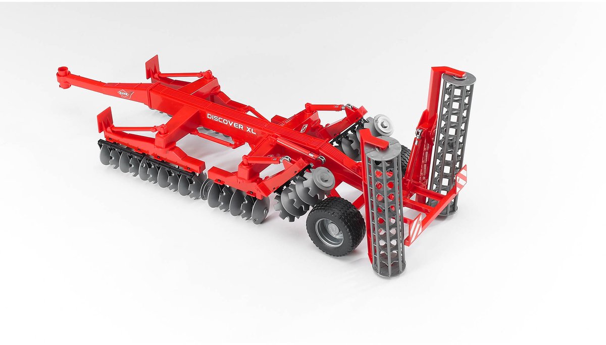 Jouets Bruder | Véhicules miniatures - Déchaumeur à disques Kuhn Discover XL 02217