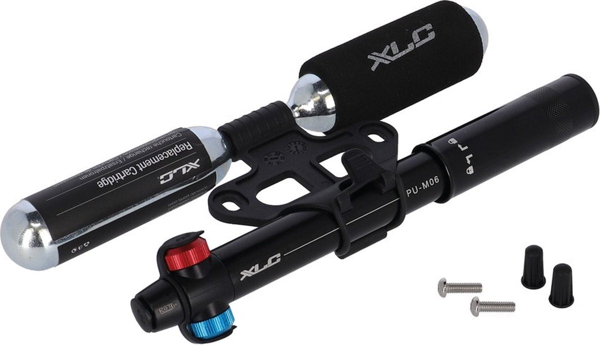 Mini-pompe combinée XLC MTB CO2 incl. cartouches