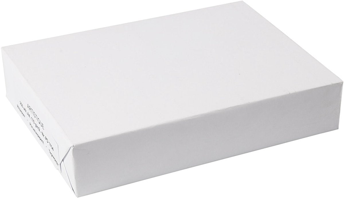 Papier à dessin Creativ company, a4, feuille 210x297 mm, 190 gr, blanc, 250 feuilles 1 boîte
