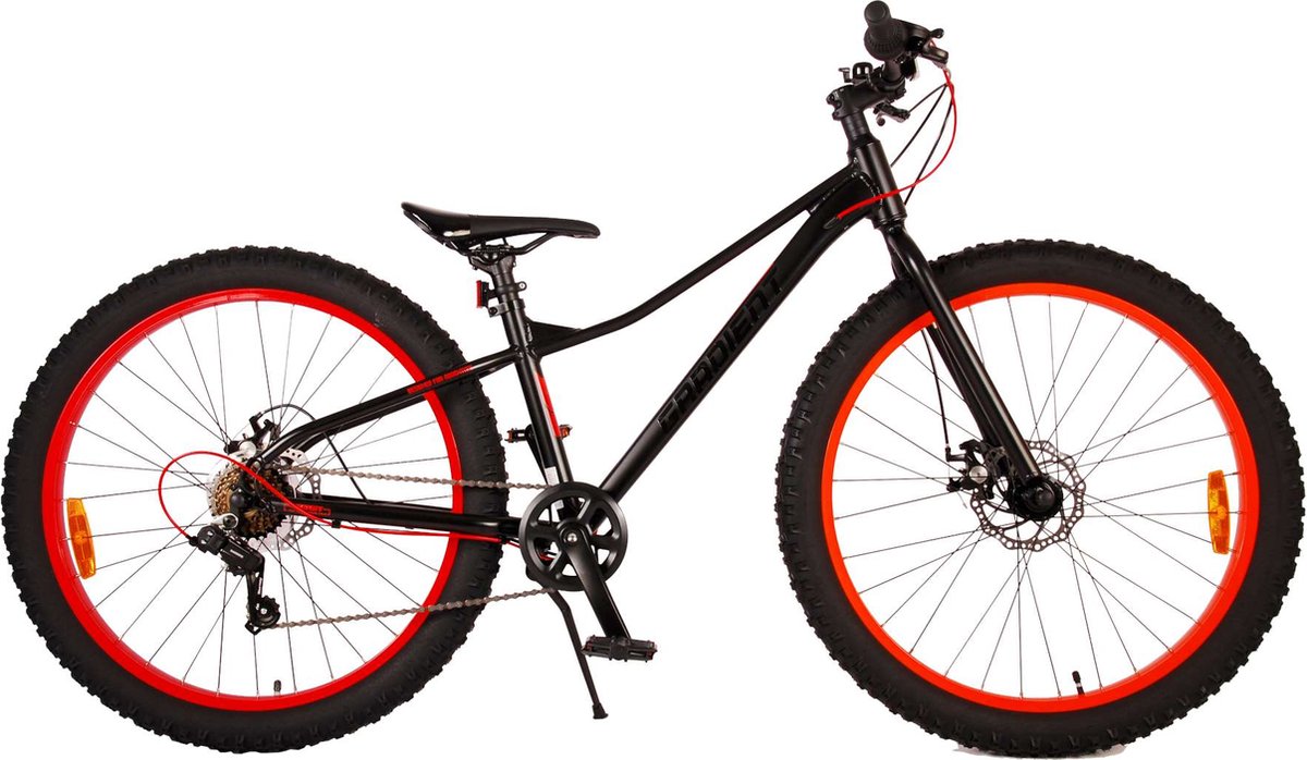 Volare Gradient Children's Bicycle - Boys - 26 pouces - Black Orange - 7 Speed - Prime Collection