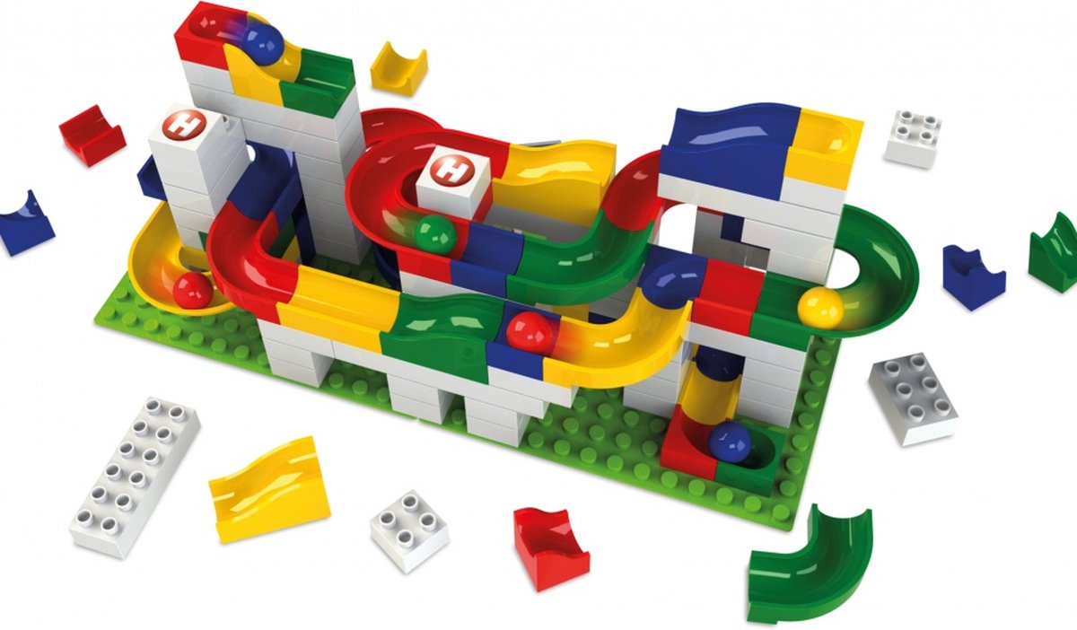 Kit de base de piste à billes Hubelino - 123 pcs.