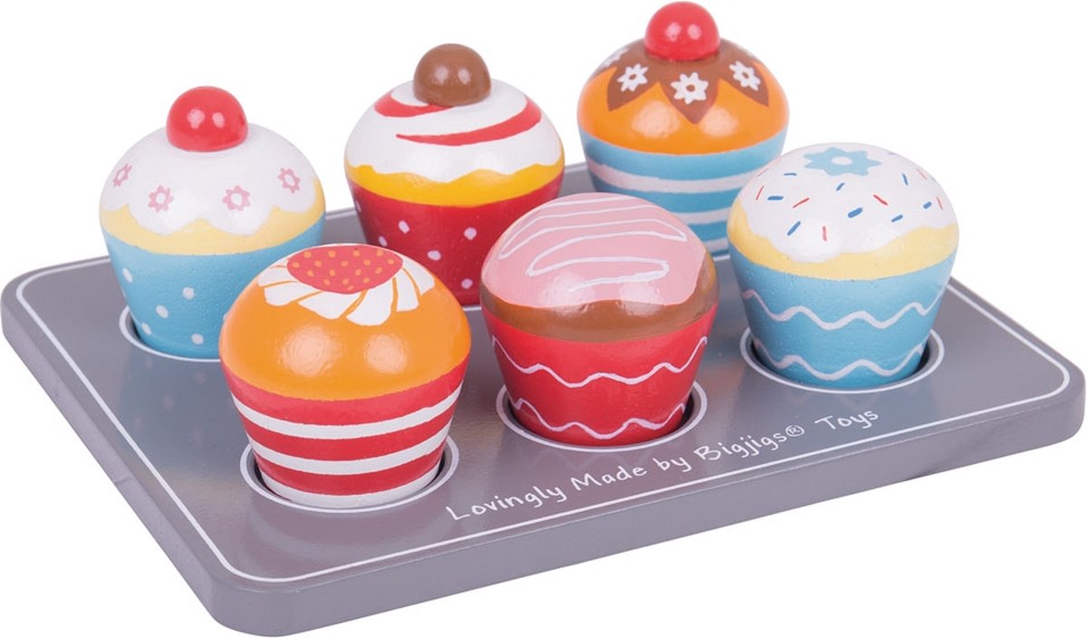 Ensemble à muffins en bois Bigjigs