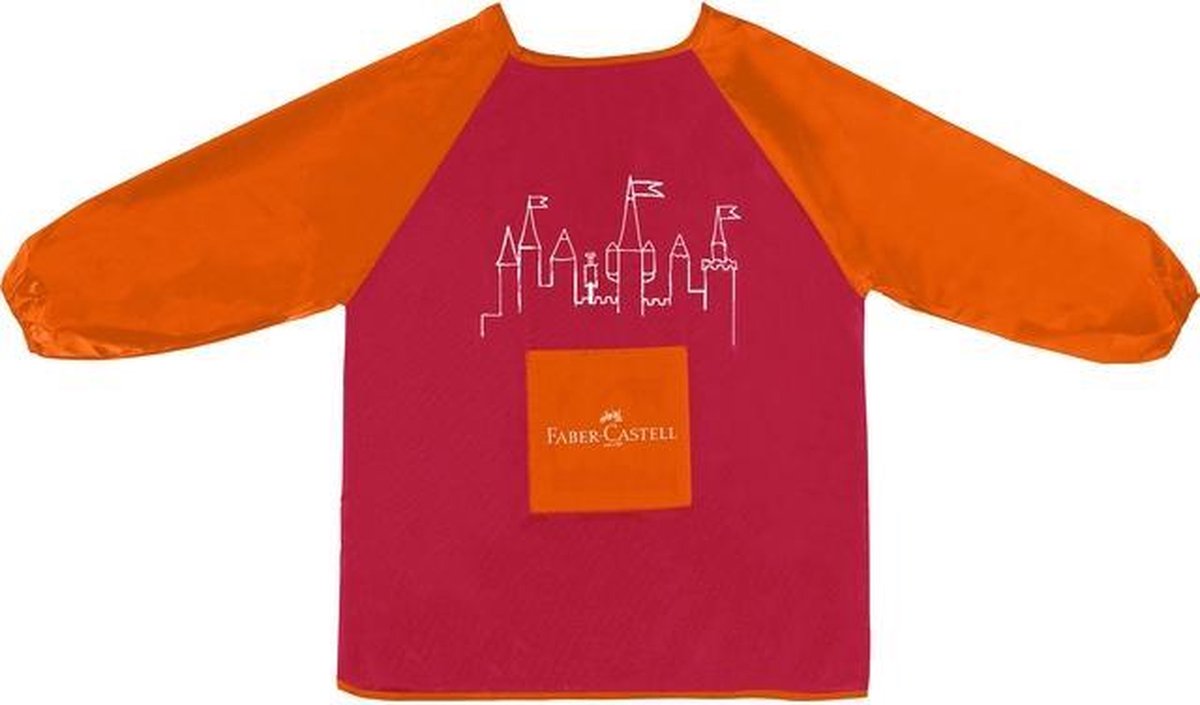 Tablier de peinture Faber-castell - rouge orange - fc-201204