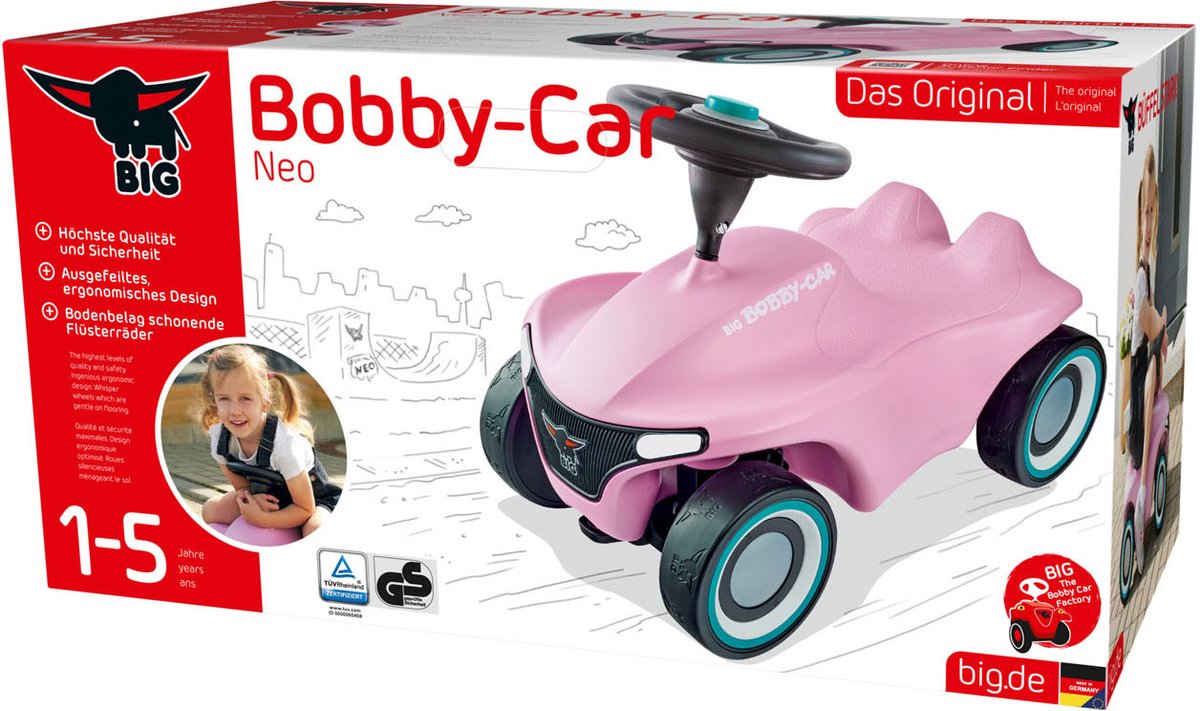 Big Bobby Car Neo Pink Walking Car