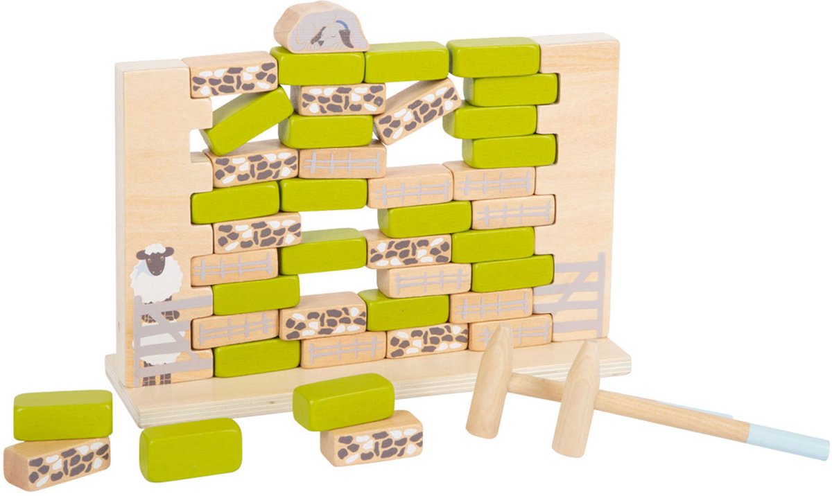 Small foot - jeu de mur oscillant en bois