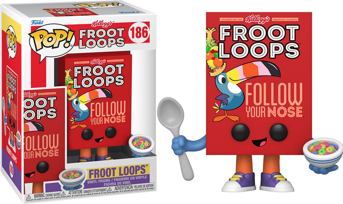 Funko pop! icônes publicitaires fruit loops 186 kelloggs
