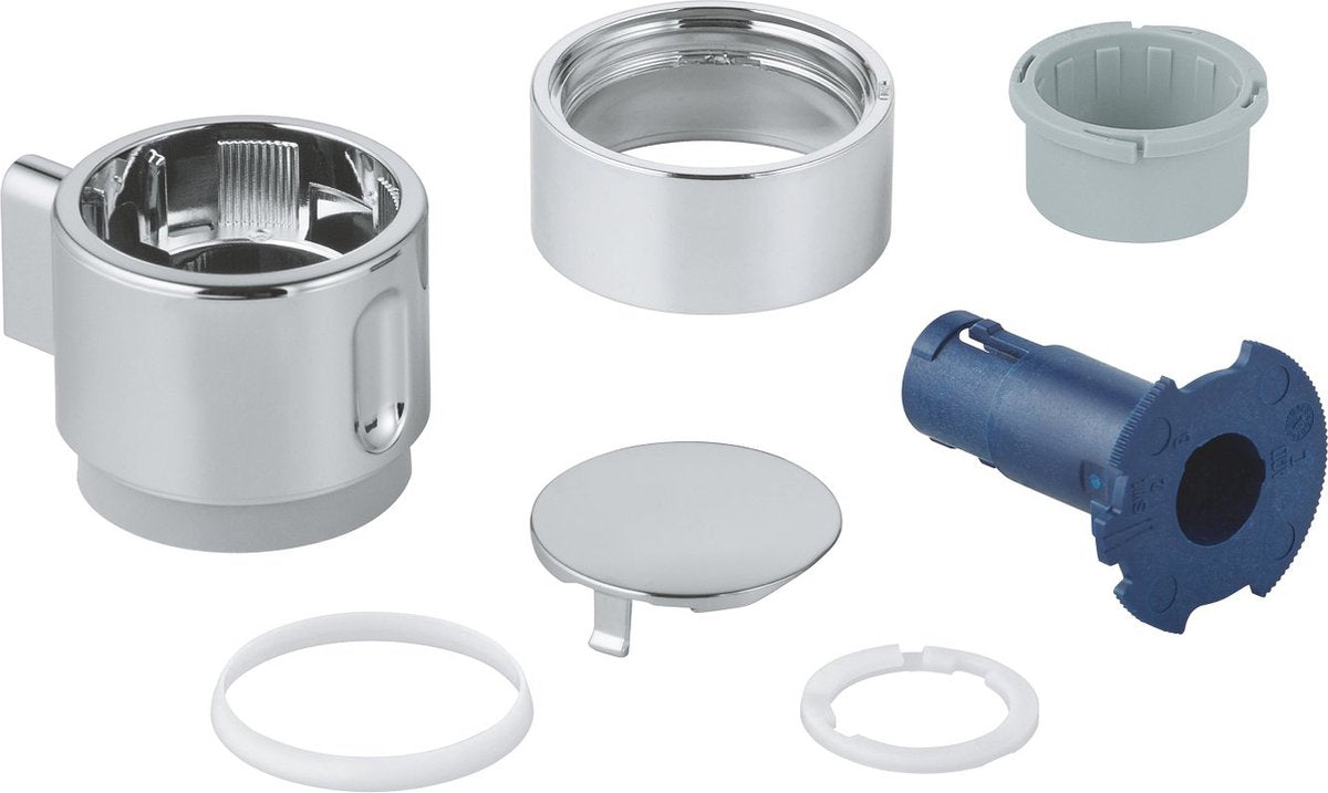 Poignée de volume Grohe pour thermostat intégré, chromée