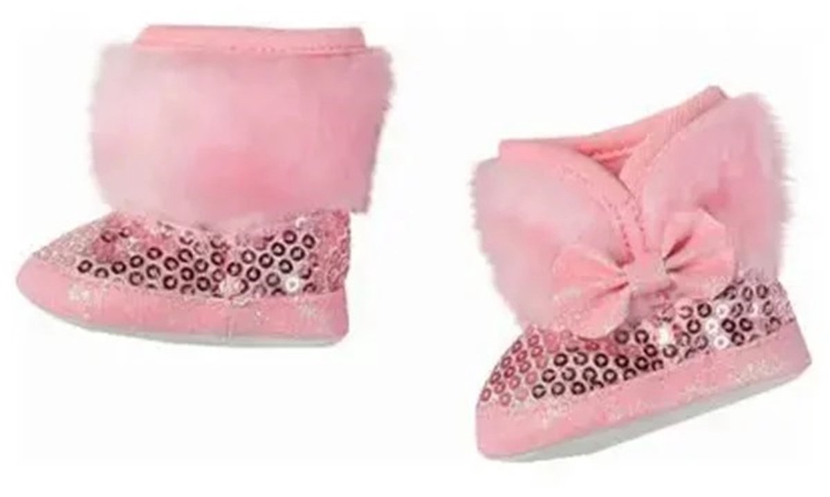 Baby born zapf création bottes d'hiver argent