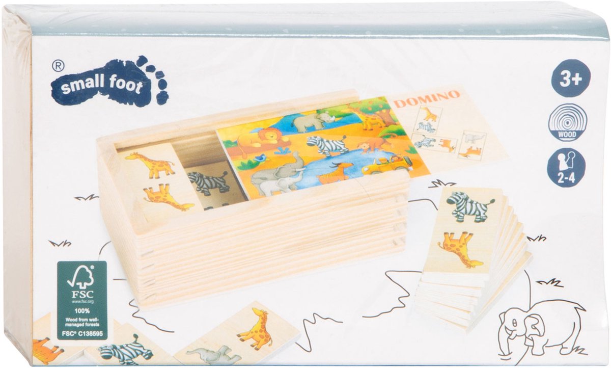 Small foot - Safari jeu de dominos en bois